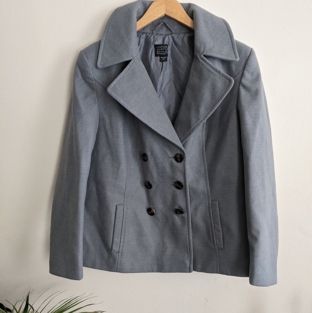 Gray Ladies Pea coat